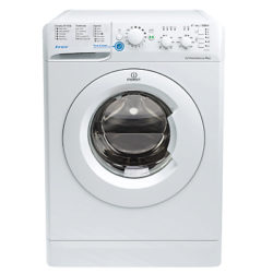 Indesit BWSC61252WUK Freestanding Washing Machine, 6kg Load, A++ Energy Rating, 1200rpm Spin, White